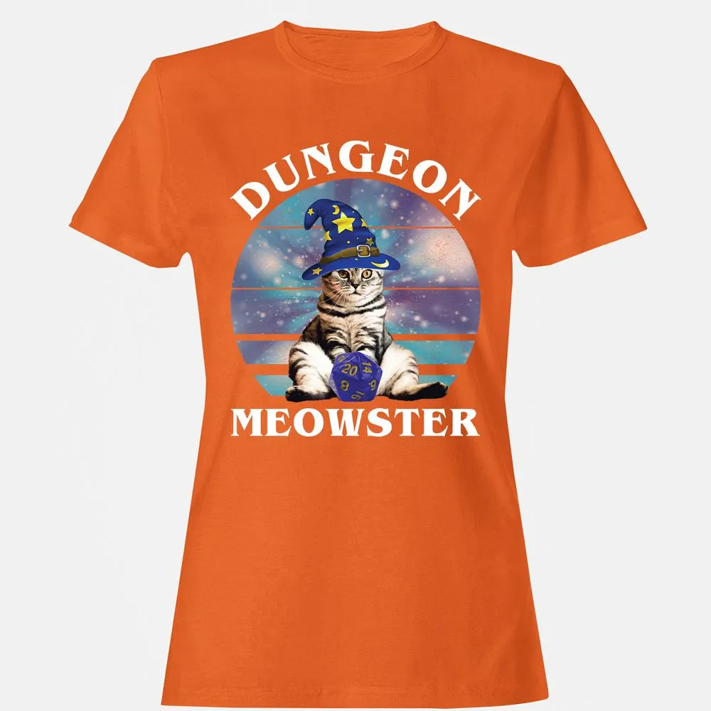 Dungeon Meowster Vintage Women's T-Shirt - Orange - 11