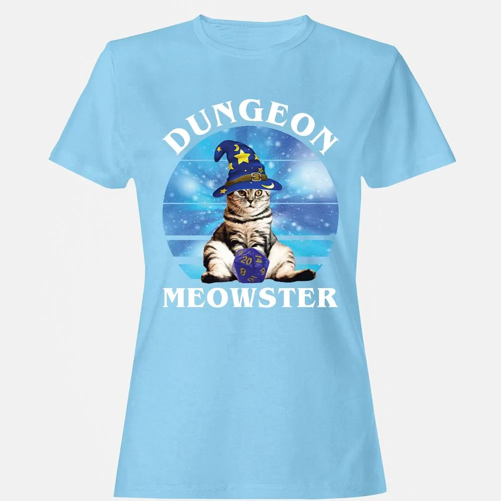 Dungeon Meowster Vintage Women's T-Shirt - Light Blue - 8