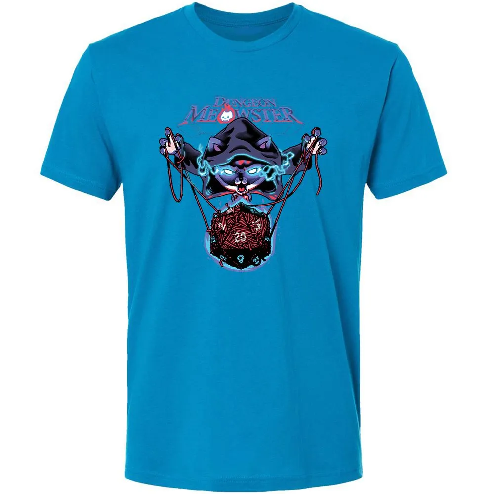 Dungeon Meowster Premium Unisex T-Shirt - Turquoise - 16