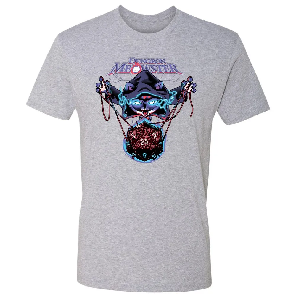 Dungeon Meowster Premium Unisex T-Shirt - Heather Grey - 9