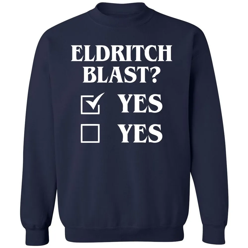 Eldritch Blast Yes Classic Unisex Sweatshirt - Navy - 2