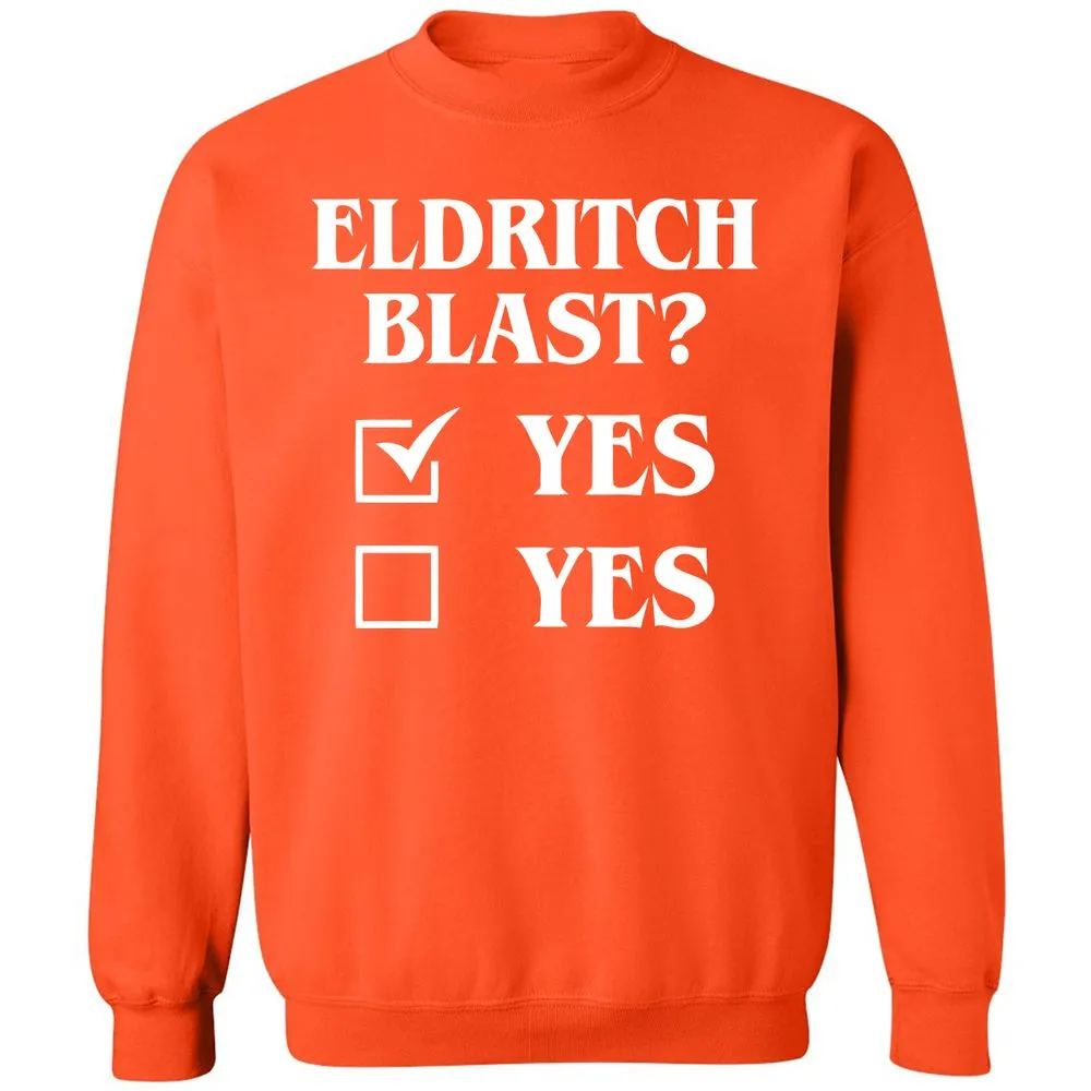 Eldritch Blast Yes Classic Unisex Sweatshirt - Orange - 10