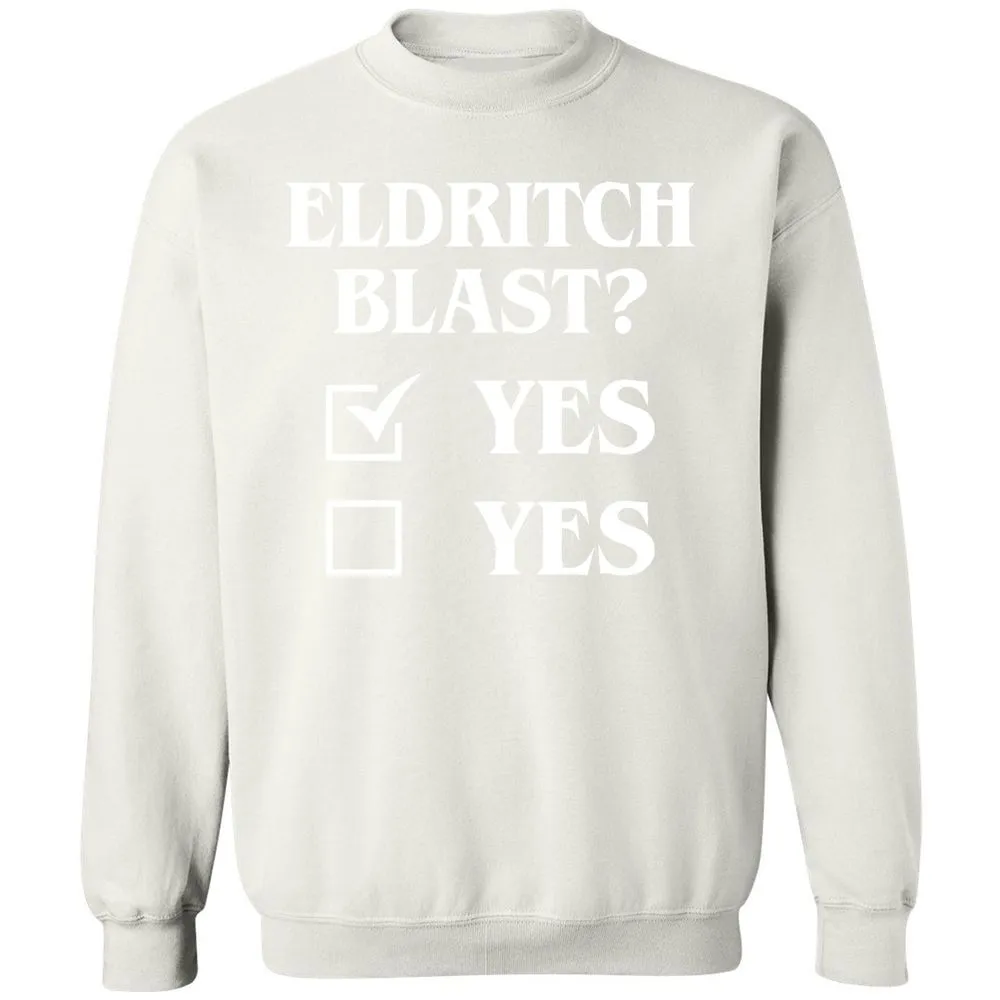 Eldritch Blast Yes Classic Unisex Sweatshirt - White - 12