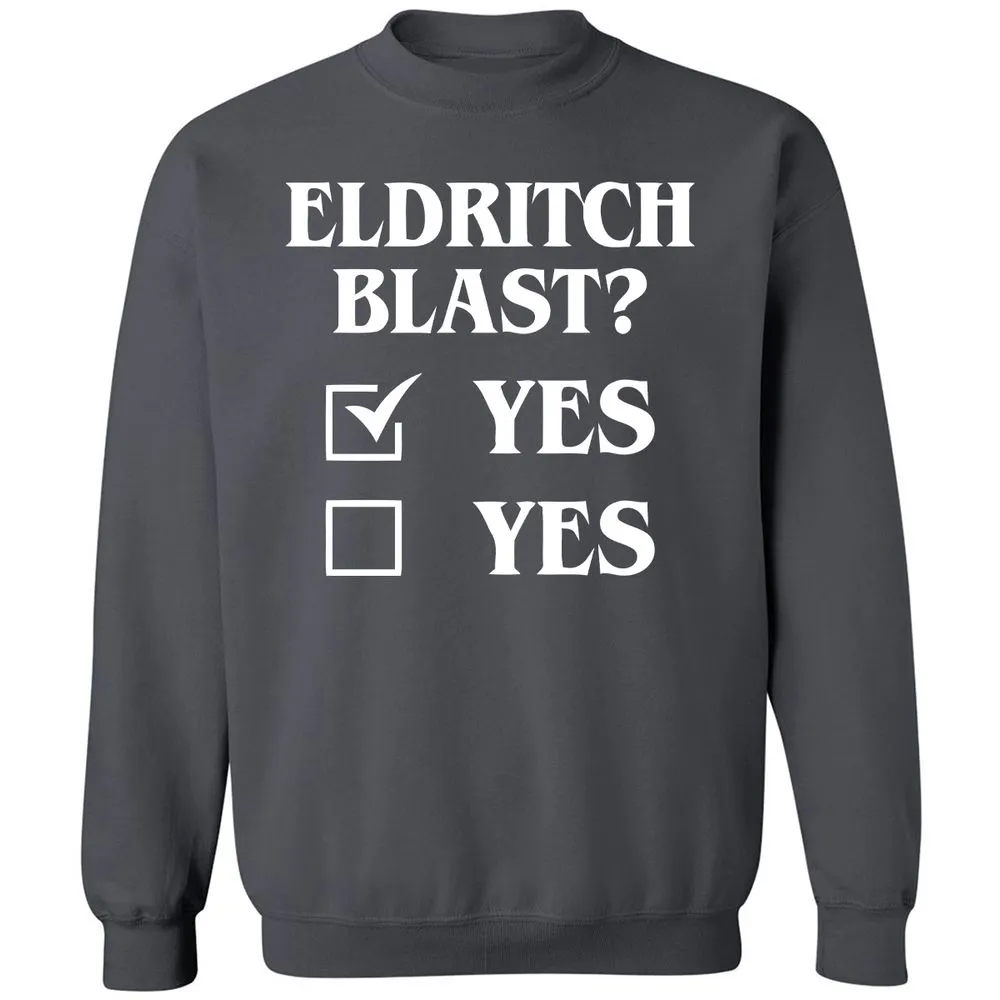 Eldritch Blast Yes Classic Unisex Sweatshirt - Charcoal - 7