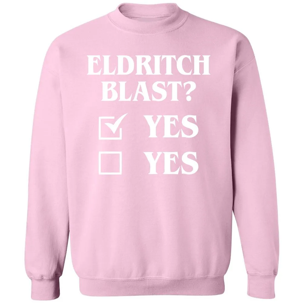 Eldritch Blast Yes Classic Unisex Sweatshirt - Light Pink - 3