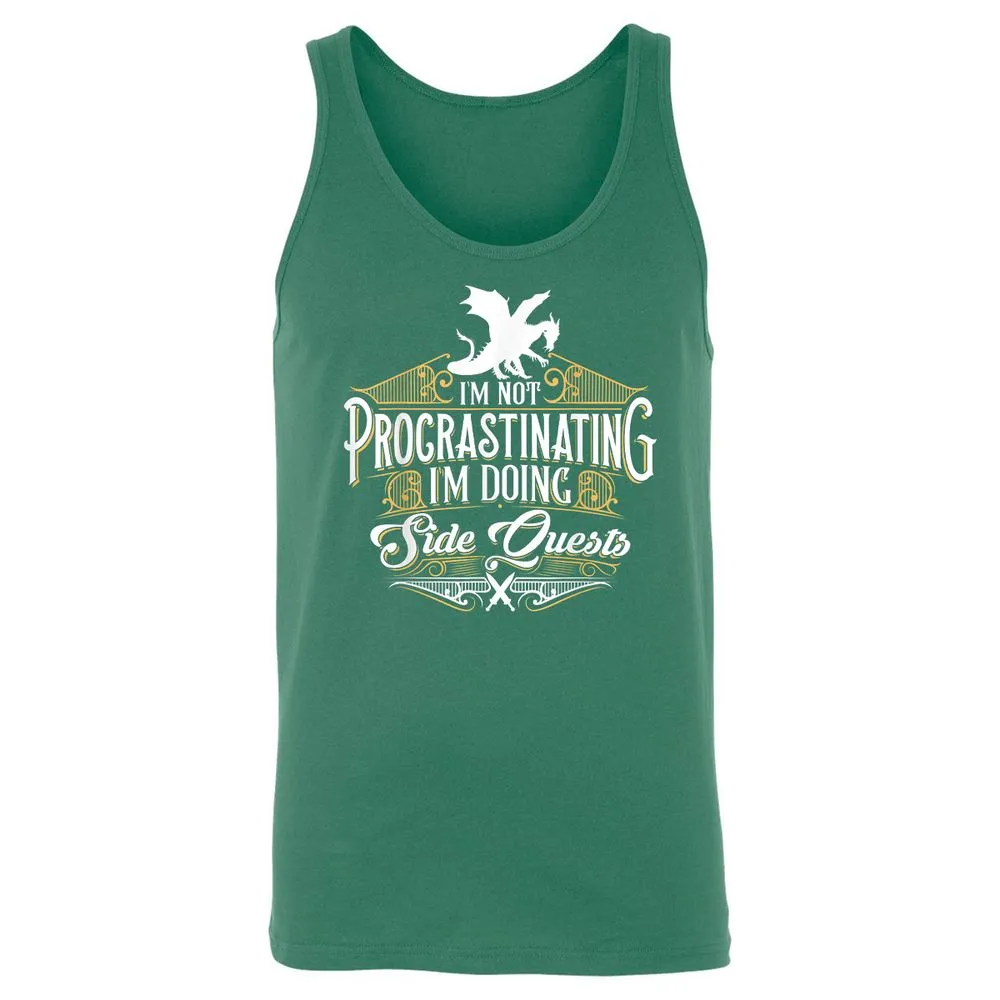 I'm Doing Side Quests Unisex Jersey Tank - Kelly - 9