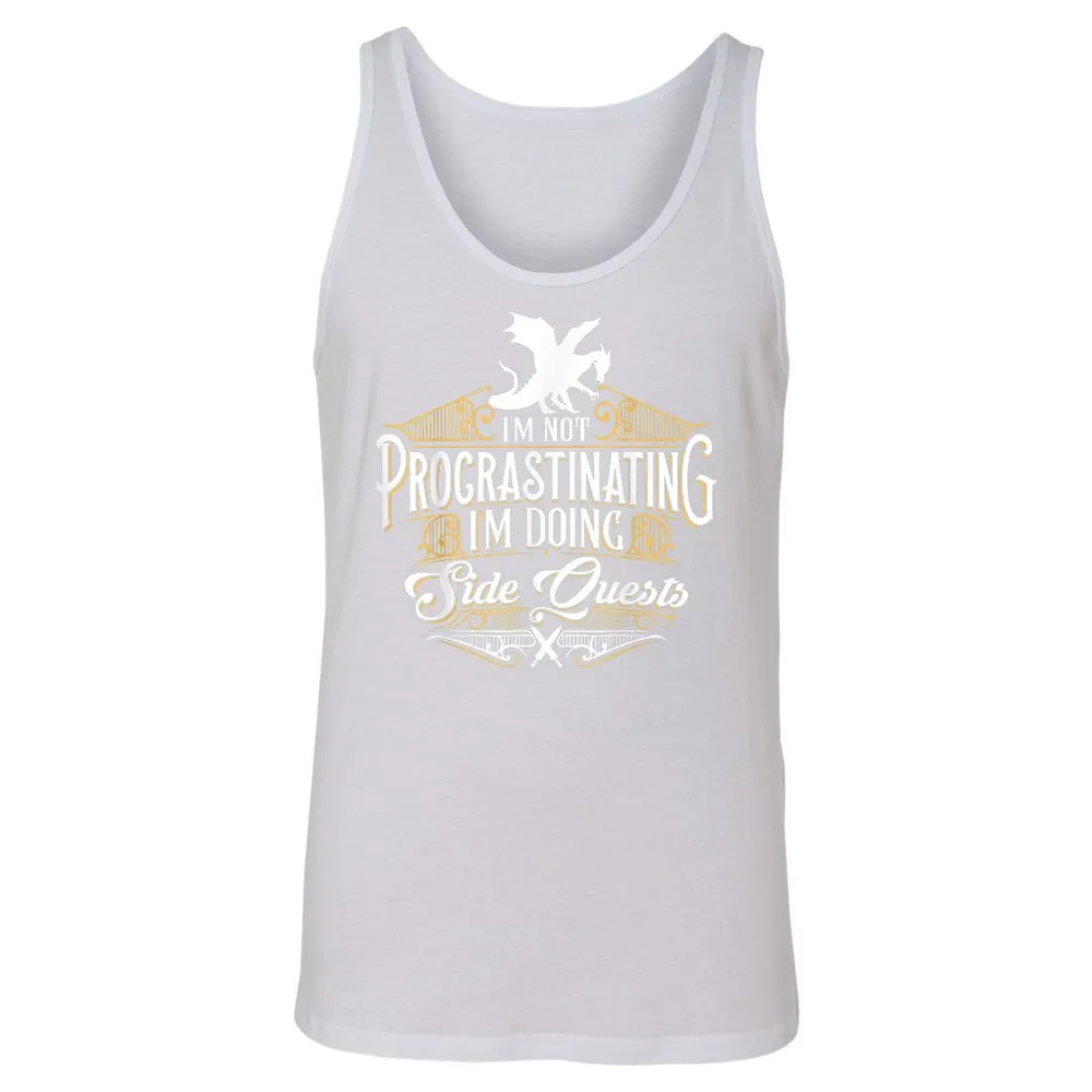 I'm Doing Side Quests Unisex Jersey Tank - White - 14