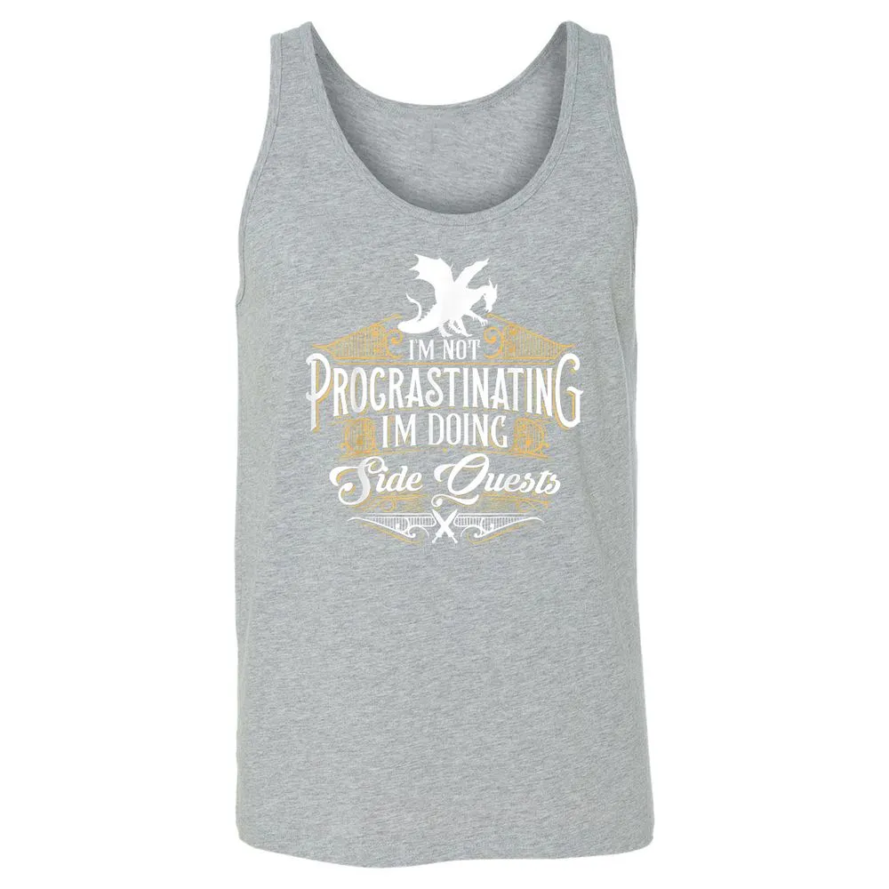 I'm Doing Side Quests Unisex Jersey Tank - Athletic Heather - 4