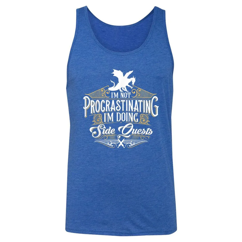 I'm Doing Side Quests Unisex Jersey Tank - True Royal Triblend - 12