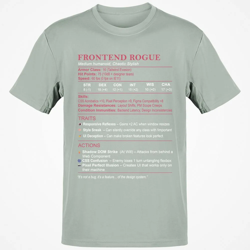 Frontend Rogue Classic Unisex T-Shirt - Ash - 2