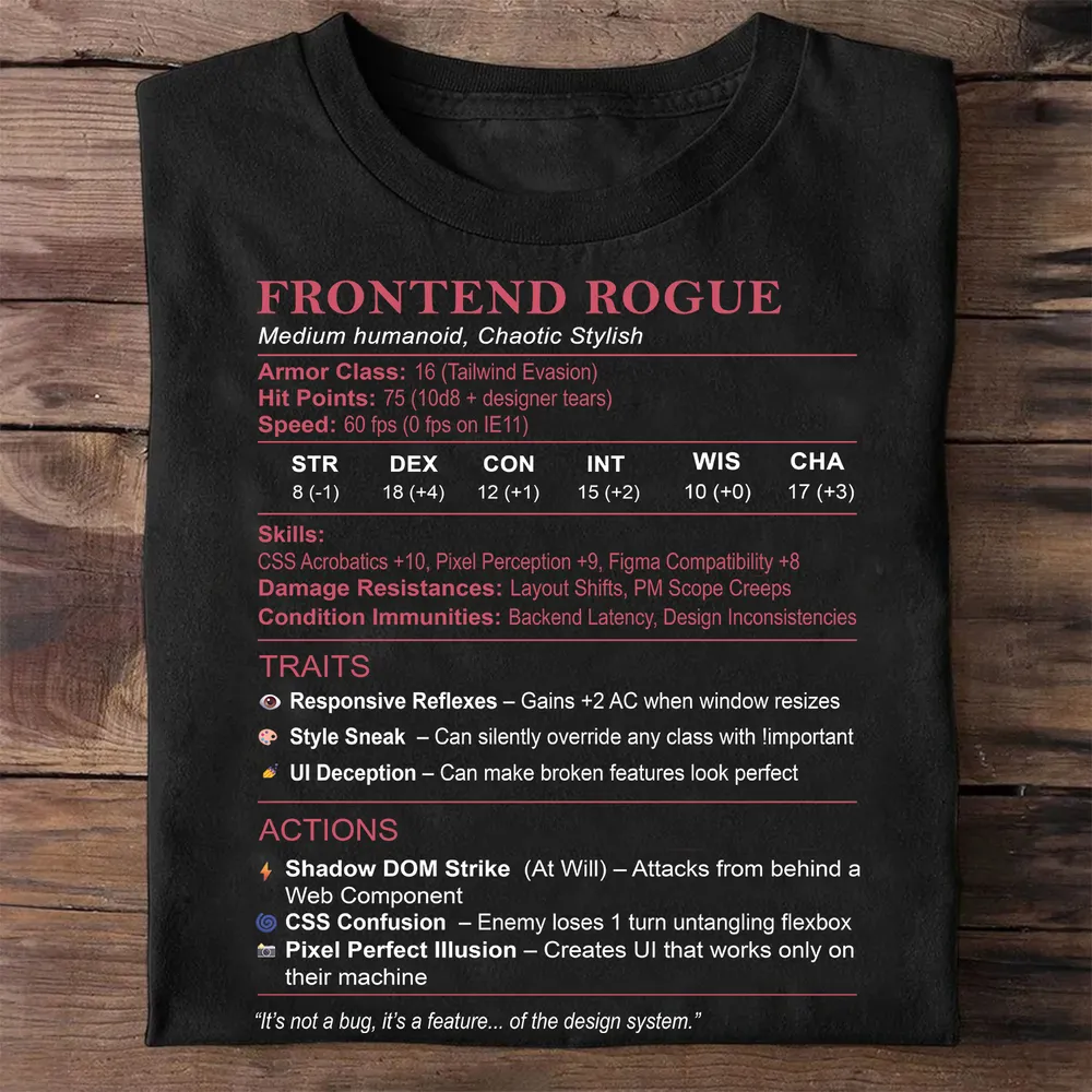 Frontend Rogue Classic Unisex T-Shirt - 1
