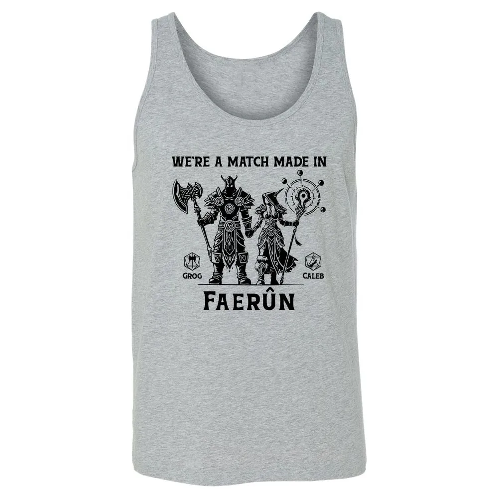 Custom DnD Class Couple Unisex Jersey Tank - Athletic Heather - 4