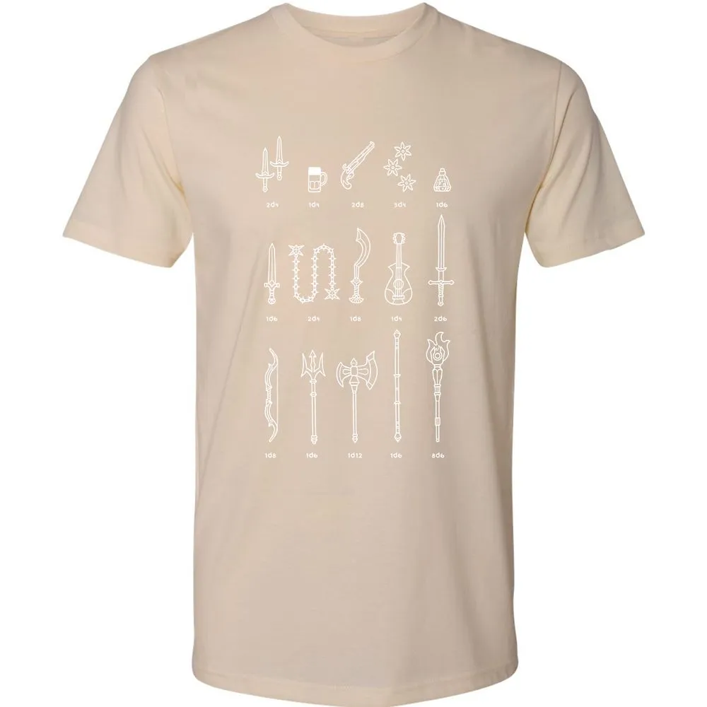 Damage Dealer RPG Premium Unisex T-Shirt - Cream - 14