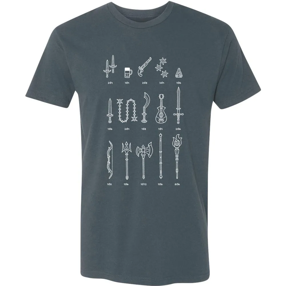 Damage Dealer RPG Premium Unisex T-Shirt - Indigo - 15