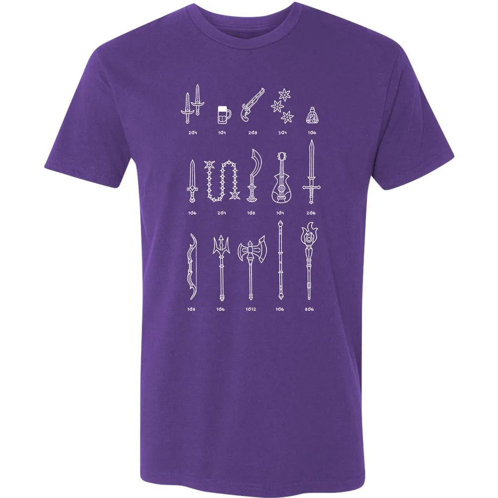 Damage Dealer RPG Premium Unisex T-Shirt - Purple Rush - 7