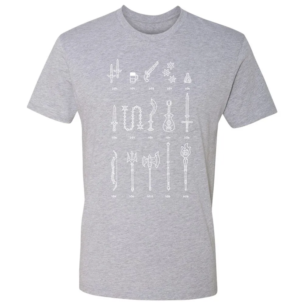 Damage Dealer RPG Premium Unisex T-Shirt - Heather Grey - 9