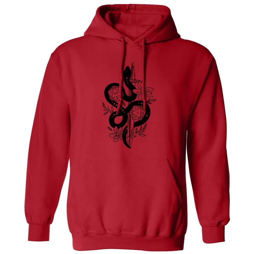 D20 Snake and Sword - Red - 5