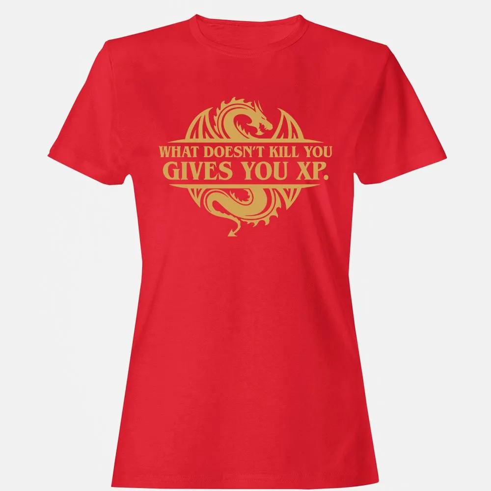 What Doesn't Kill You Gives You XP Women's T-Shirt - Red - 13