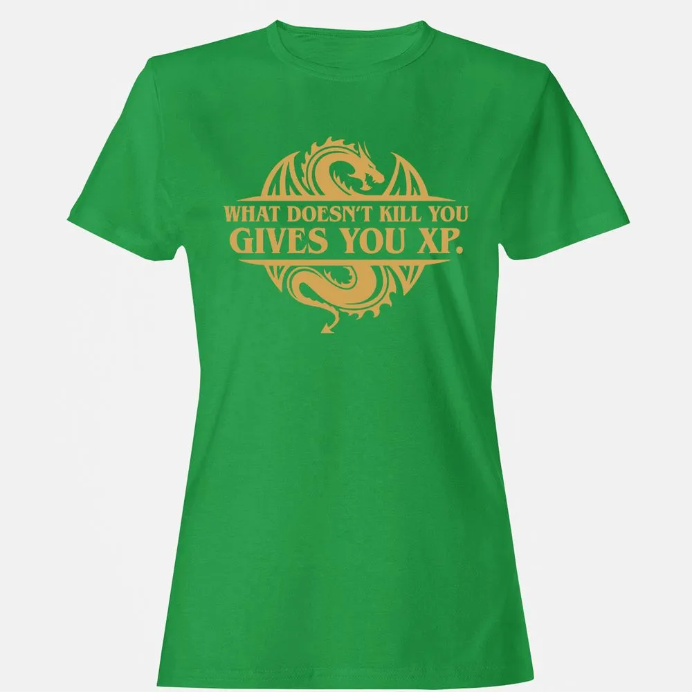 What Doesn't Kill You Gives You XP Women's T-Shirt - Irish Green - 7