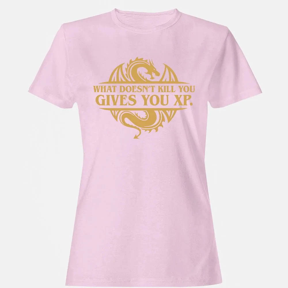 What Doesn't Kill You Gives You XP Women's T-Shirt - Light Pink - 9