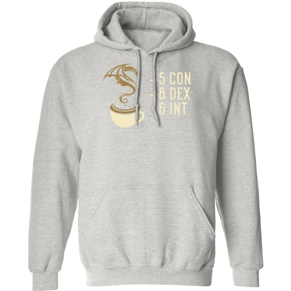 Coffee Dragon Classic Unisex Hoodie - Ash - 8