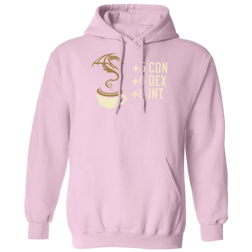 Coffee Dragon Classic Unisex Hoodie - Light Pink - 3