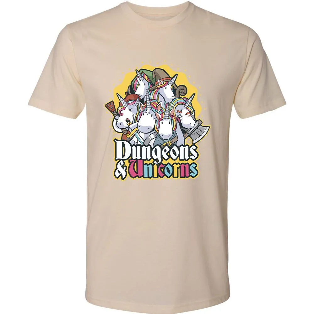 Dungeons And Unicorns Premium Unisex T-Shirt - Cream - 14