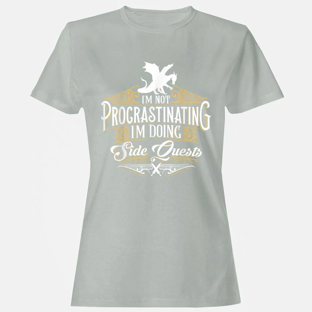 I'm Doing Side Quests Women's T-Shirt - Ash - 2