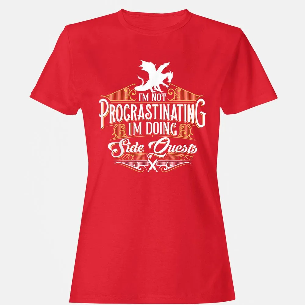 I'm Doing Side Quests Women's T-Shirt - Red - 13