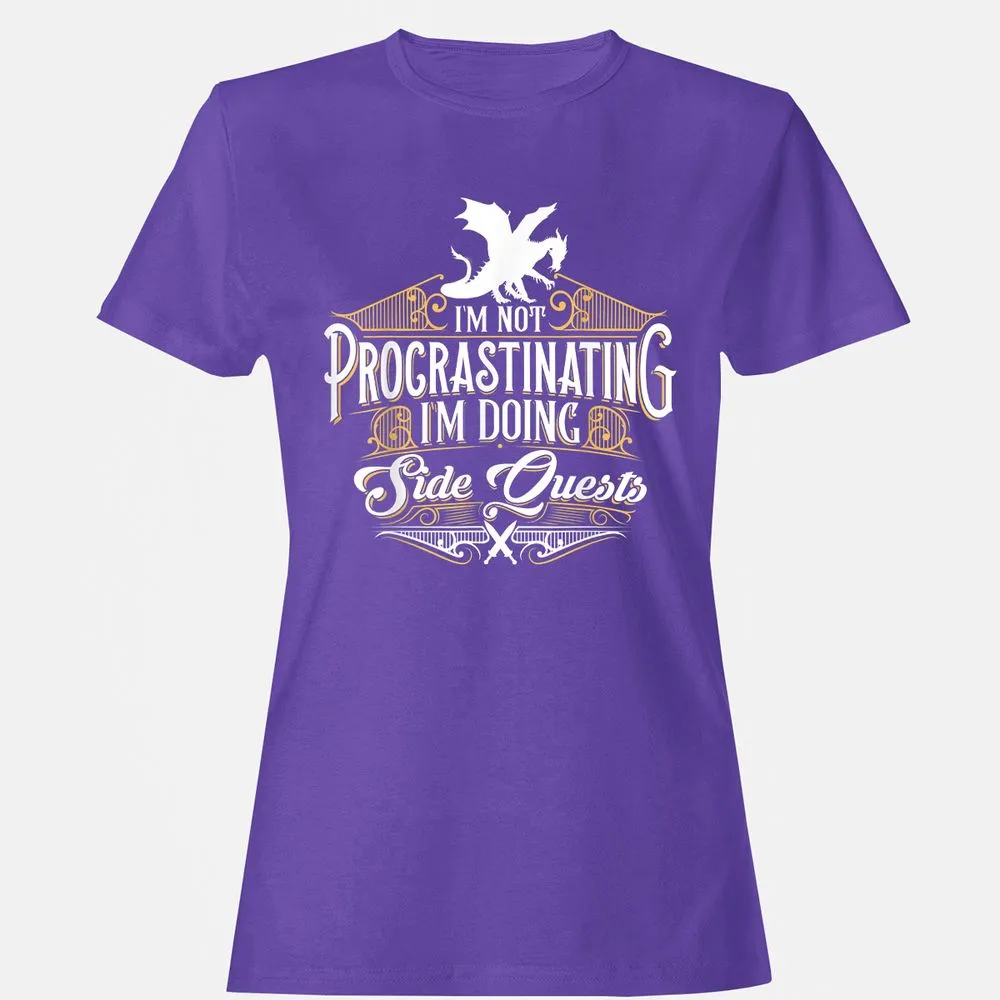 I'm Doing Side Quests Women's T-Shirt - Purple - 12