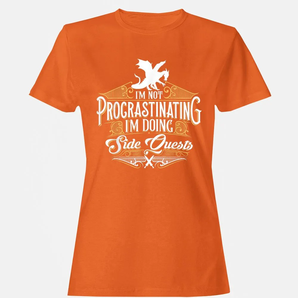I'm Doing Side Quests Women's T-Shirt - Orange - 11