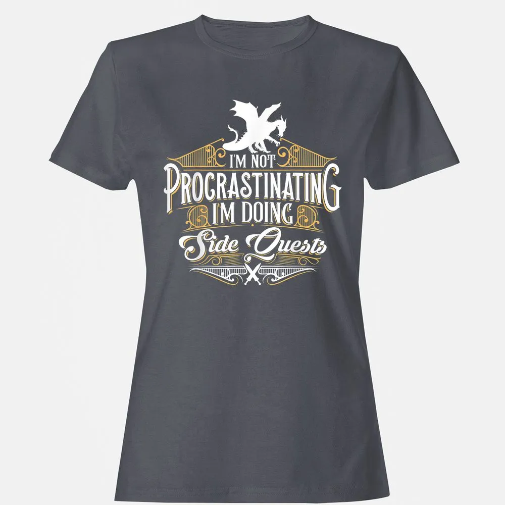 I'm Doing Side Quests Women's T-Shirt - Dark Heather - 5