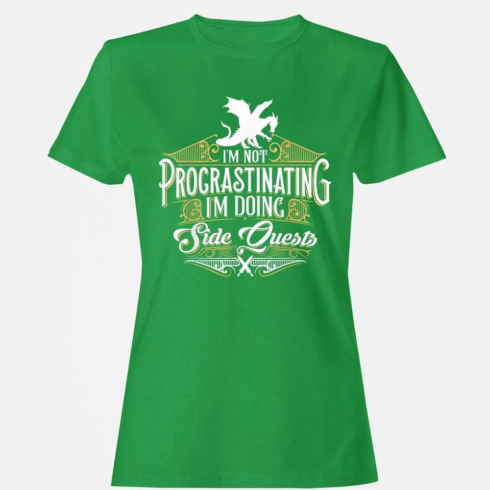 I'm Doing Side Quests Women's T-Shirt - Irish Green - 7