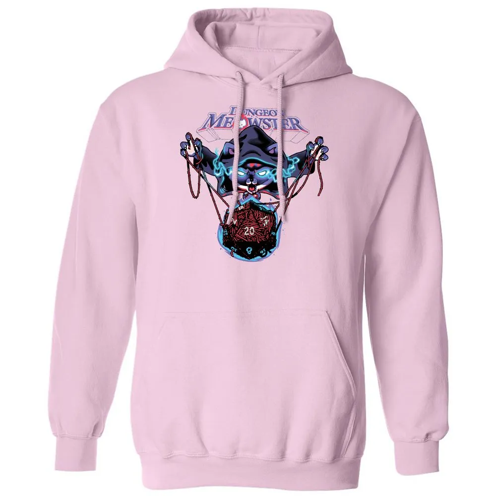 Dungeon Meowster Classic Unisex Hoodie - Light Pink - 3