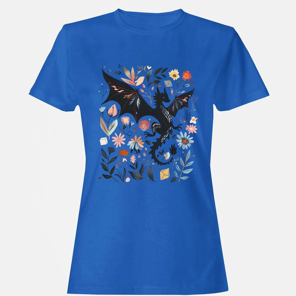 Floral DnD Dragon - Royal - 14