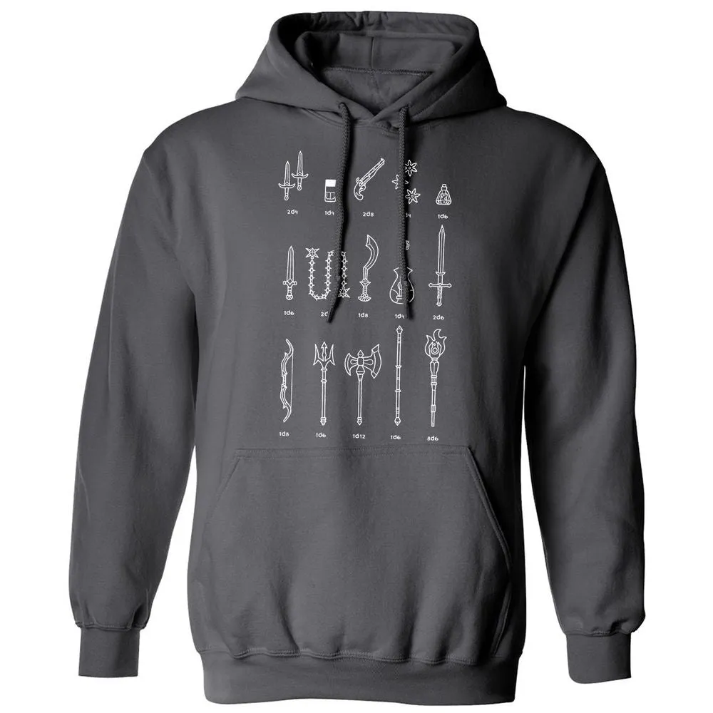 Damage Dealer RPG Classic Unisex Hoodie - Charcoal - 7