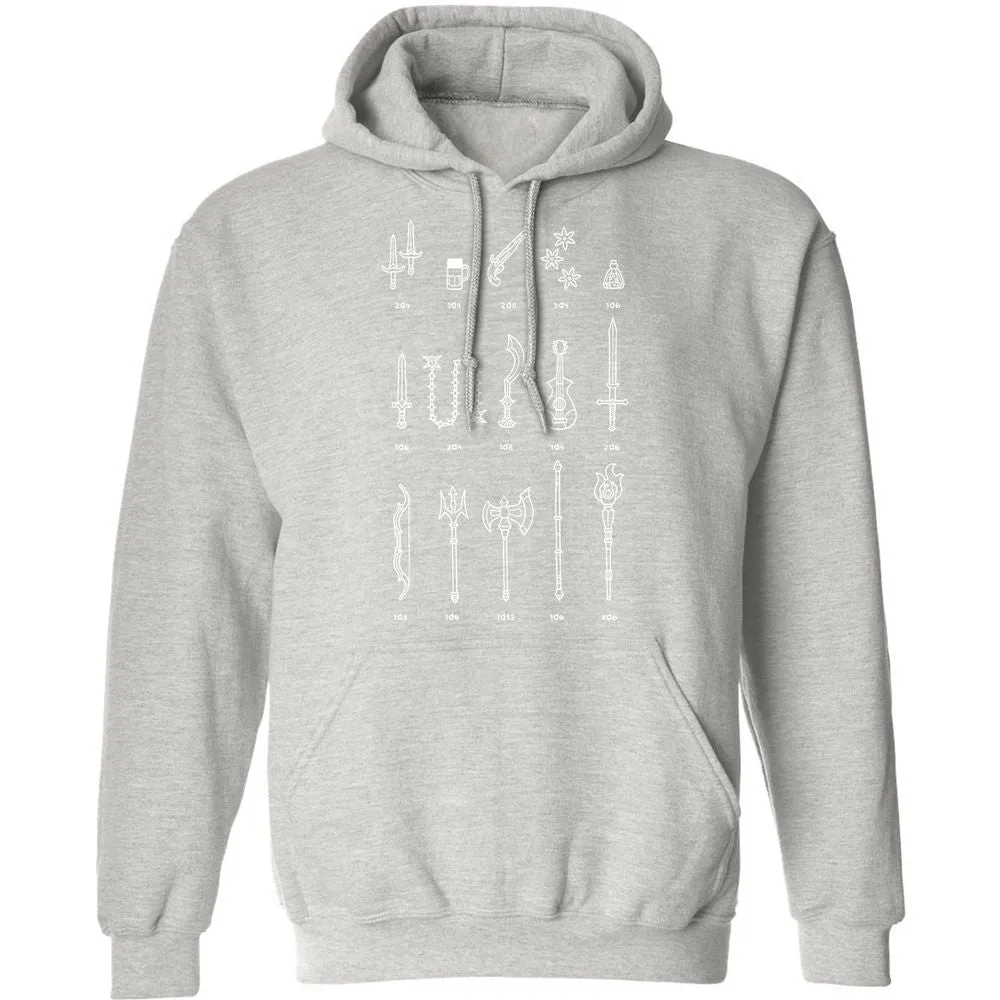 Damage Dealer RPG Classic Unisex Hoodie - Ash - 8