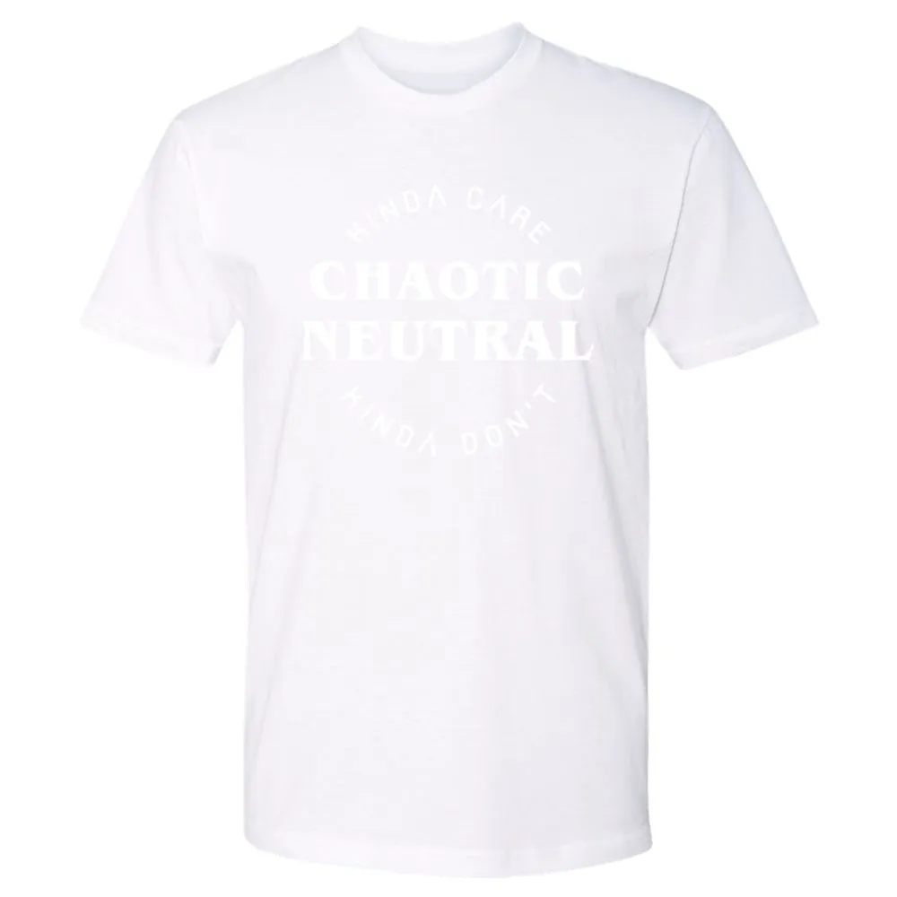 Chaotic Neutral Premium Unisex T-Shirt - White - 4