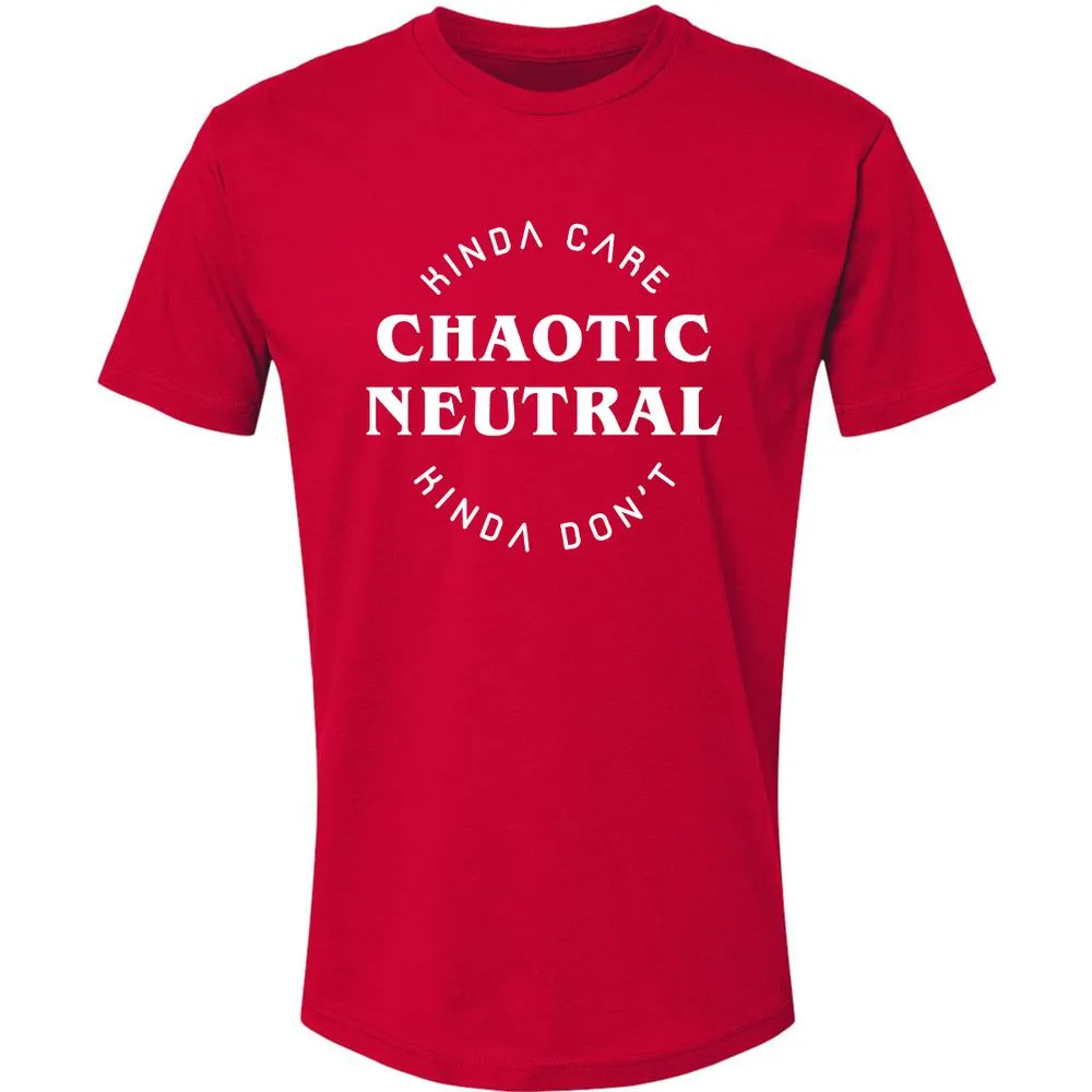 Chaotic Neutral Premium Unisex T-Shirt - Red - 6
