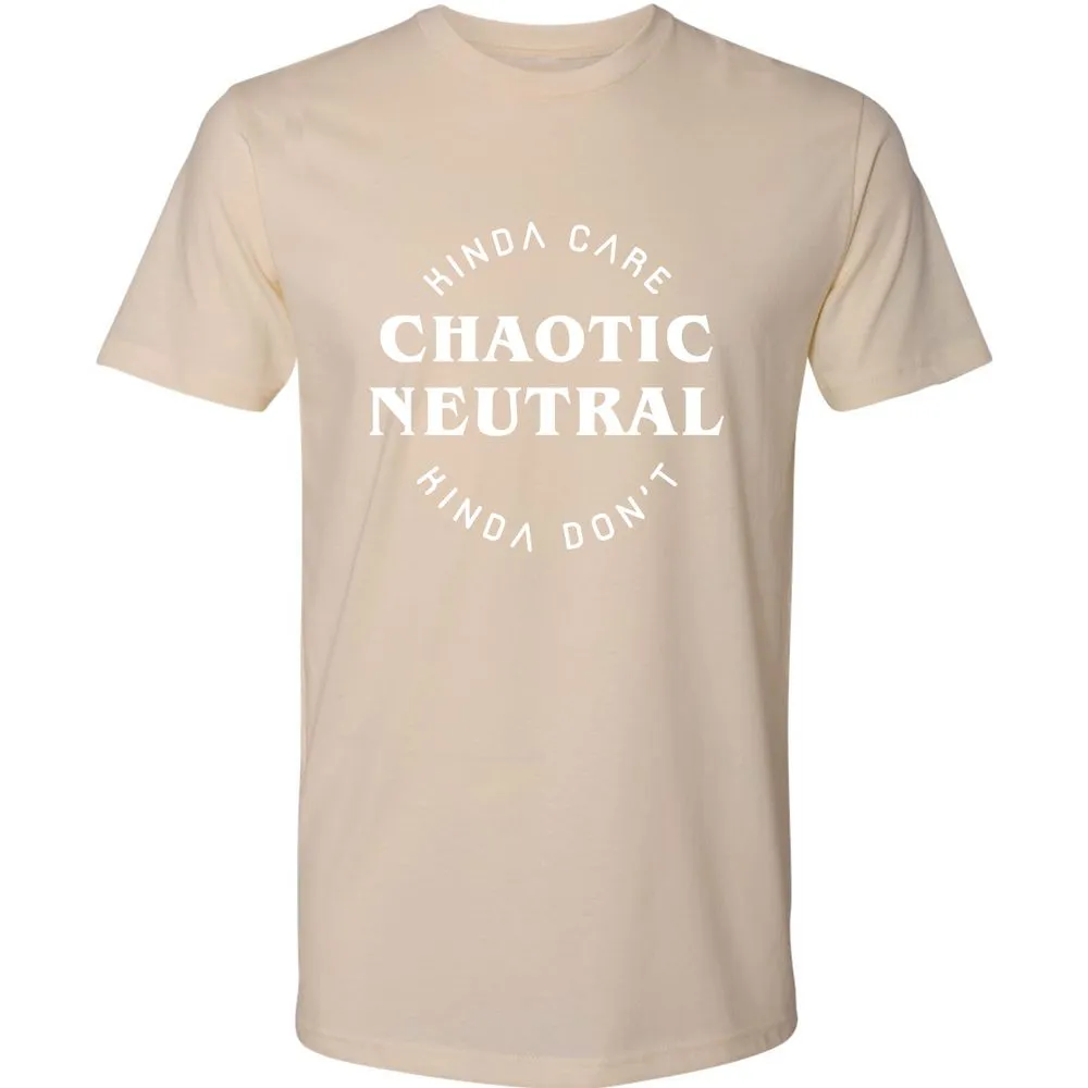 Chaotic Neutral Premium Unisex T-Shirt - Cream - 14