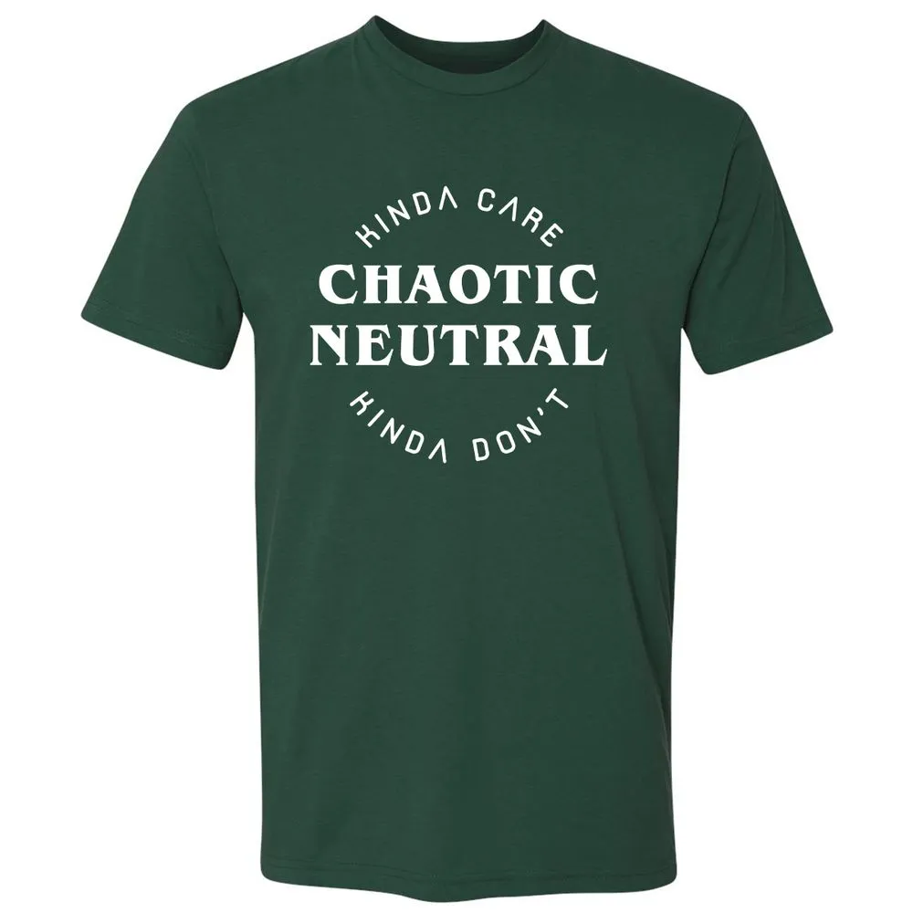 Chaotic Neutral Premium Unisex T-Shirt - Forest Green - 13