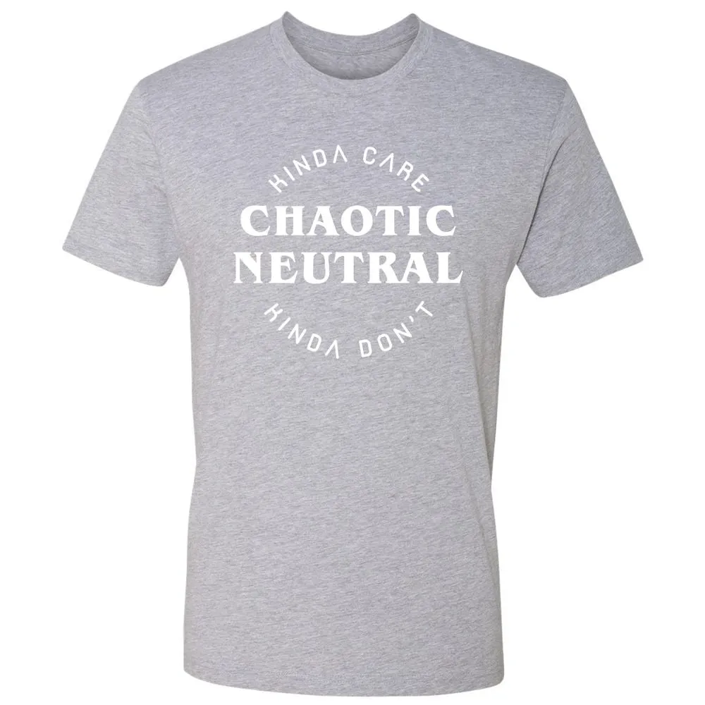 Chaotic Neutral Premium Unisex T-Shirt - Heather Grey - 9