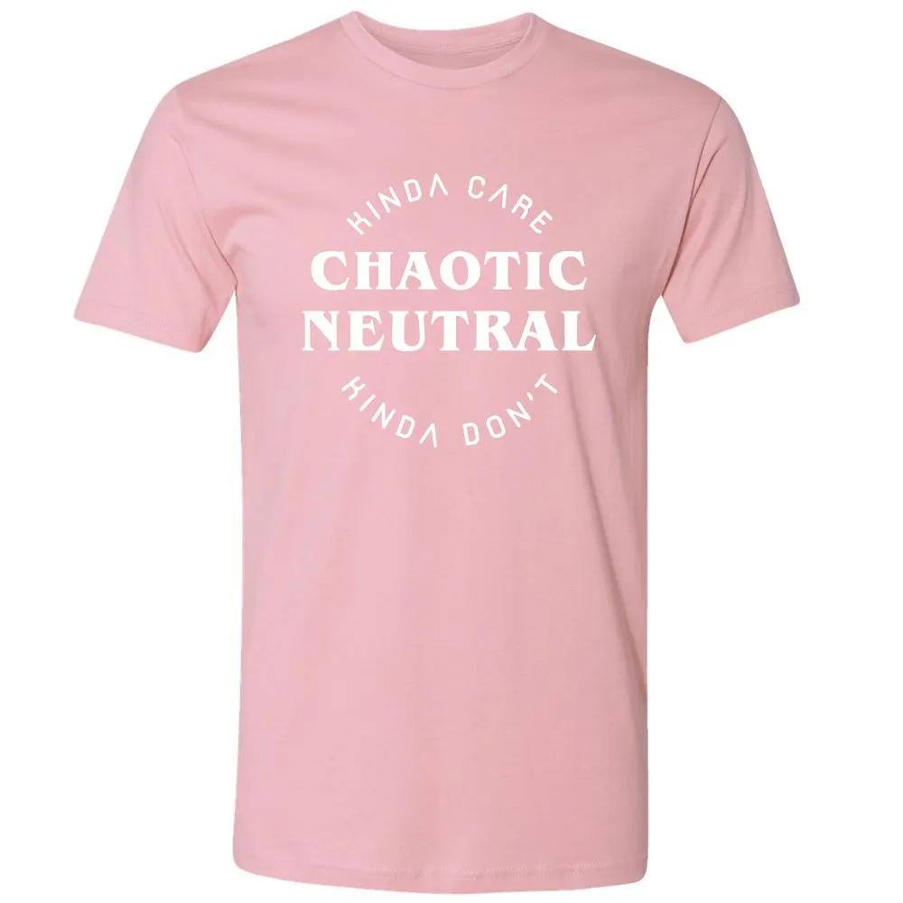 Chaotic Neutral Premium Unisex T-Shirt - Light Pink - 3