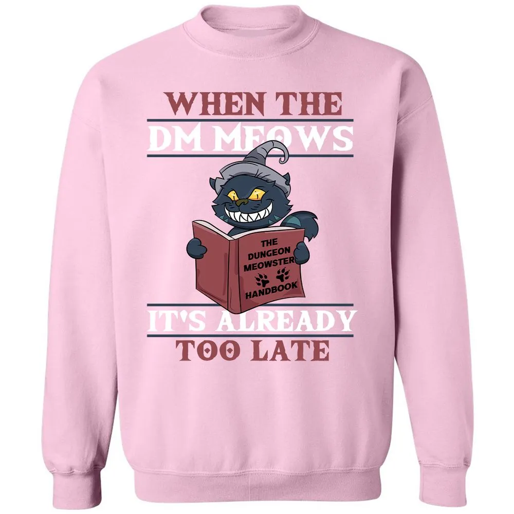 When The DM Meow Classic Unisex Sweatshirt - Light Pink - 3
