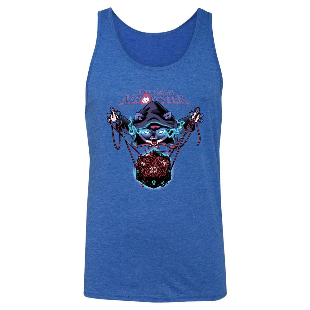 Dungeon Meowster Unisex Jersey Tank - True Royal Triblend - 12