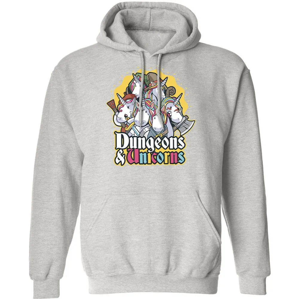 Dungeons And Unicorns Classic Unisex Hoodie - Ash - 8
