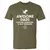 Awesome Dads Slay Dragons Premium Unisex T-Shirt - Military Green - 5