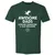 Awesome Dads Slay Dragons Premium Unisex T-Shirt - Forest Green - 13