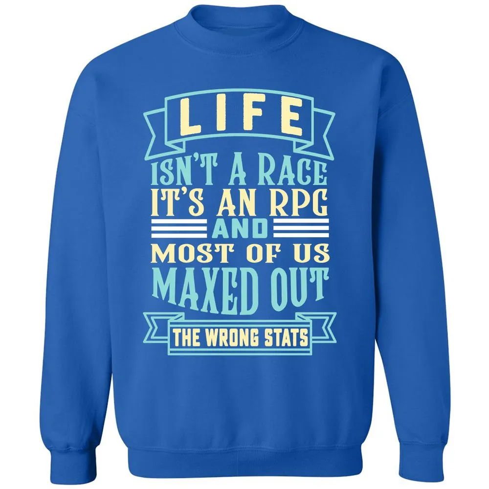 Life Is A RPG Classic Unisex Sweatshirt - Royal - 9