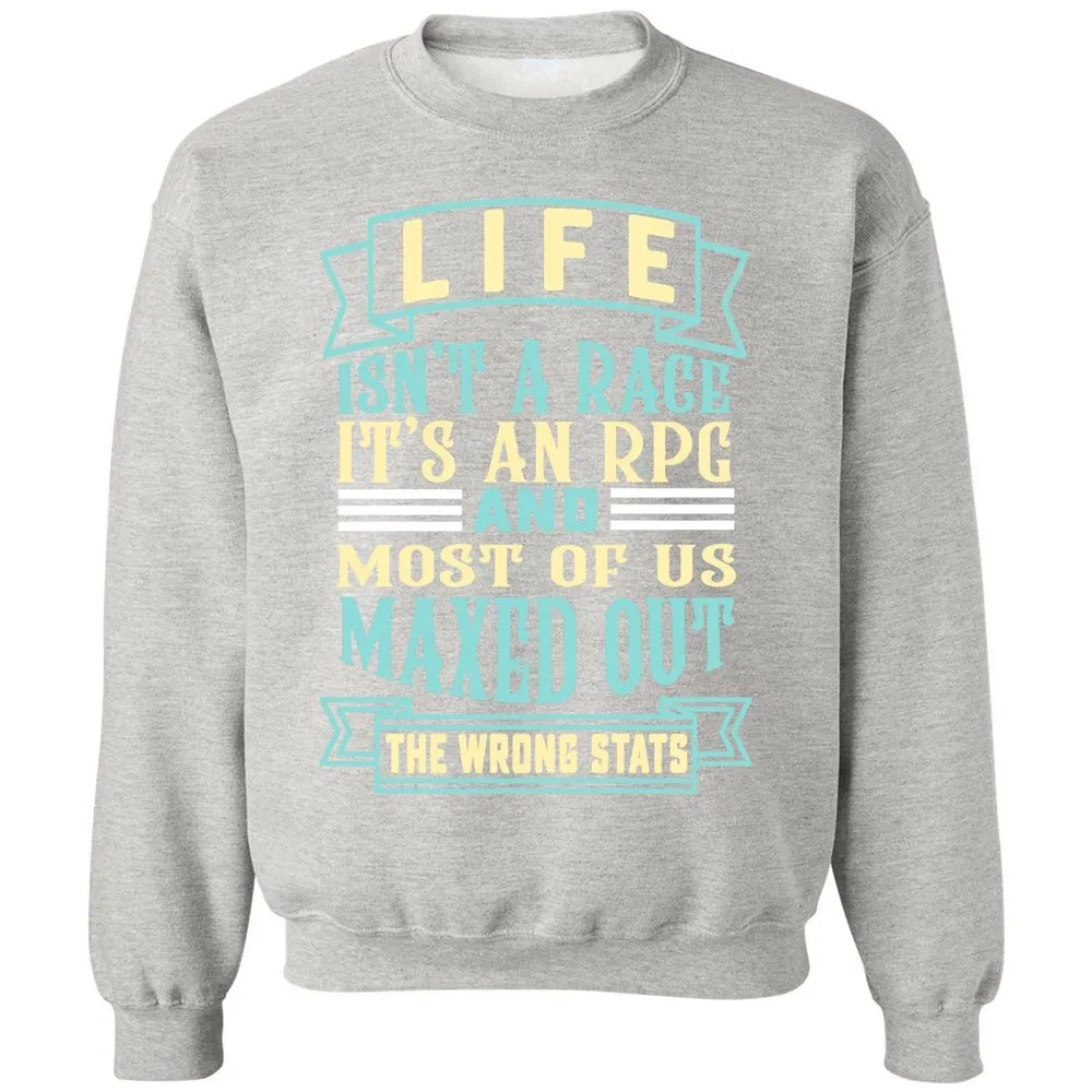 Life Is A RPG Classic Unisex Sweatshirt - Ash - 8